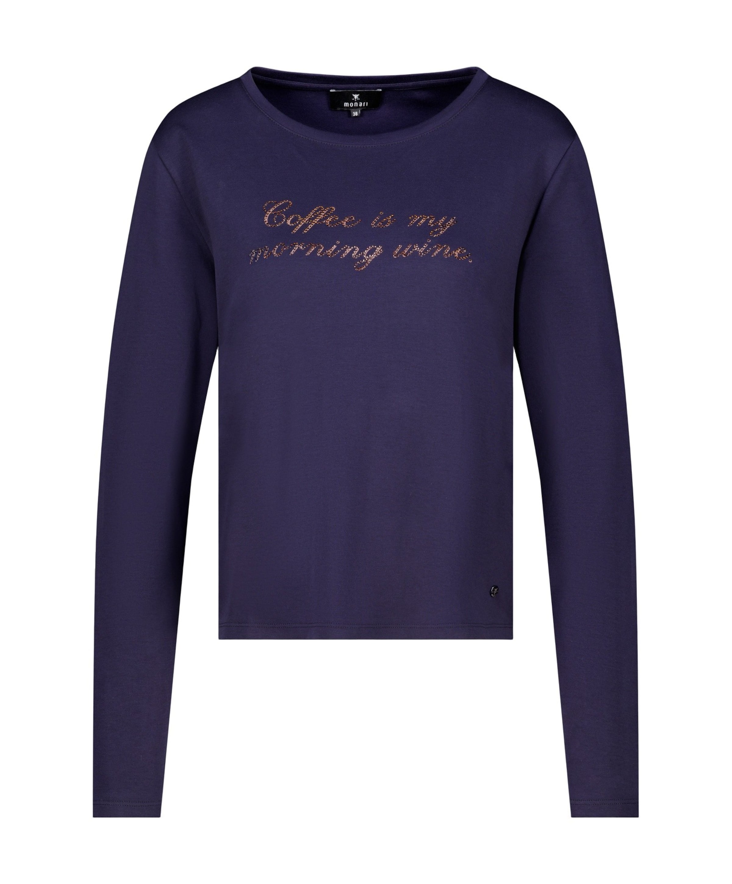 Dames longsleeve blauw