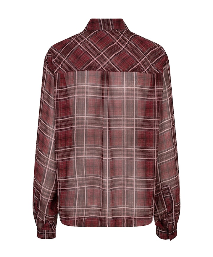 Dames blouse bordeaux