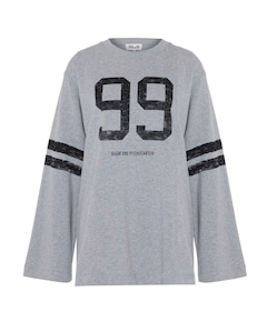 Dames longsleeve grijs