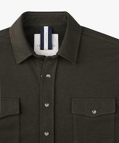 Heren overshirt bruin