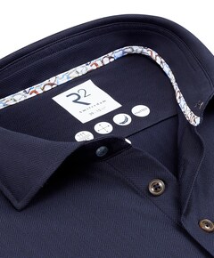 Overhemd lange mouw blauw