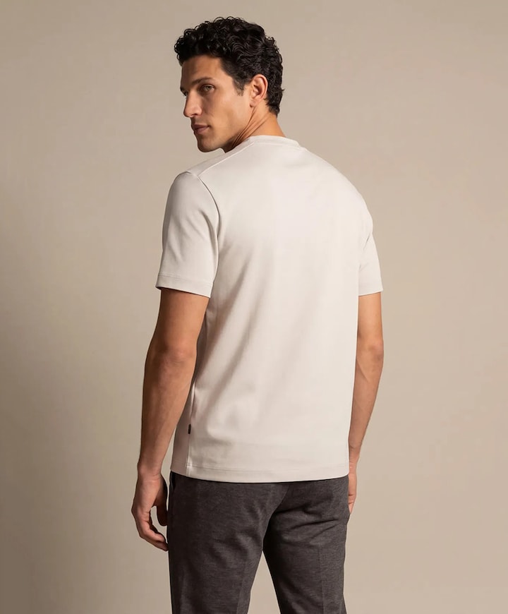 Heren T-shirt beige