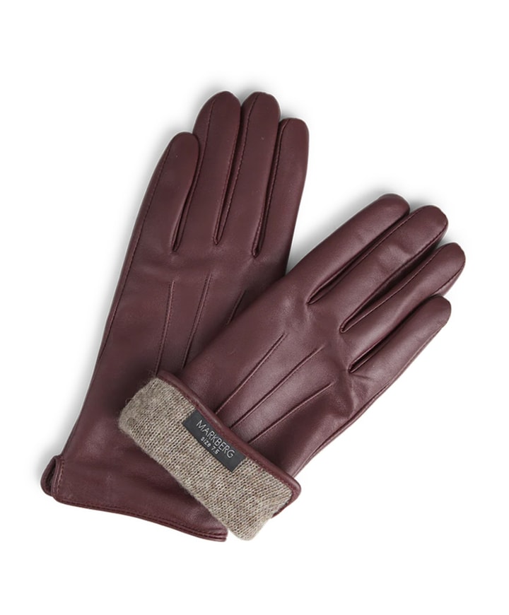 Dames handschoenen bordeaux
