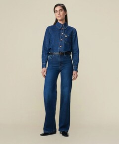 Palazzo 7777 Celtic Winter jeans blauw