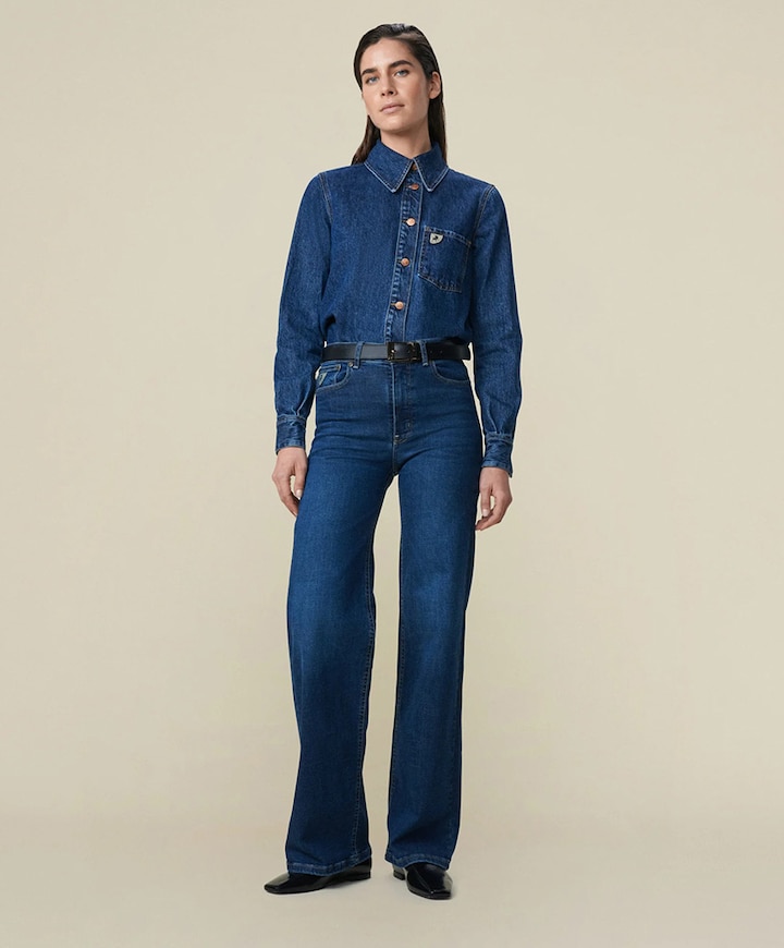 Palazzo 7777 Celtic Winter jeans blauw