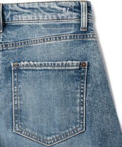 Baggy twisted dames jeans blauw
