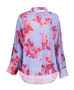Dames blouse blauw