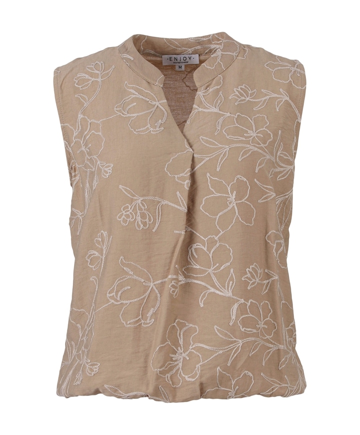 Dames top beige