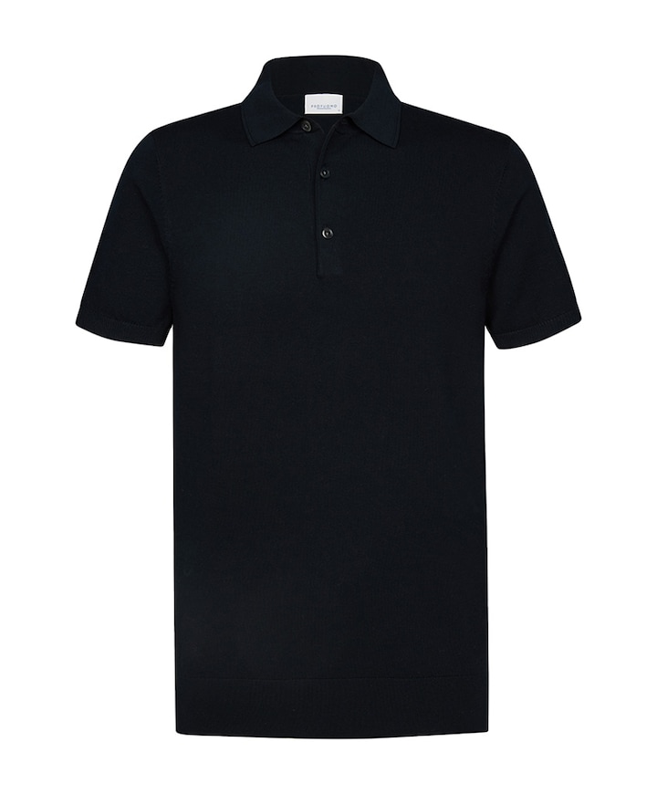 Heren polo blauw