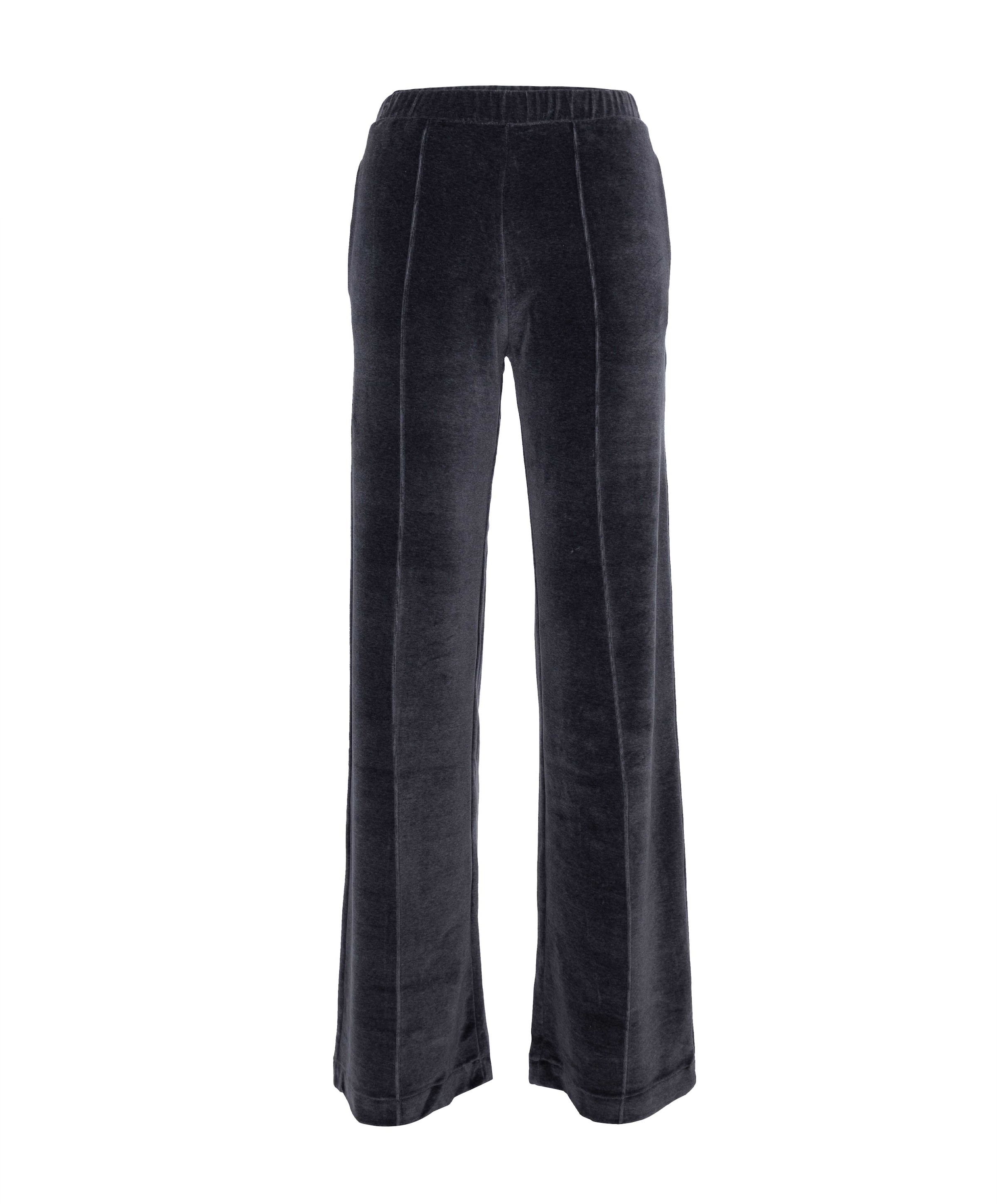 Pants Velour dames broek grijs