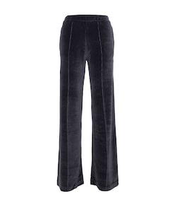 Pants Velour dames broek grijs