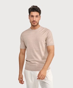Heren T-shirt beige