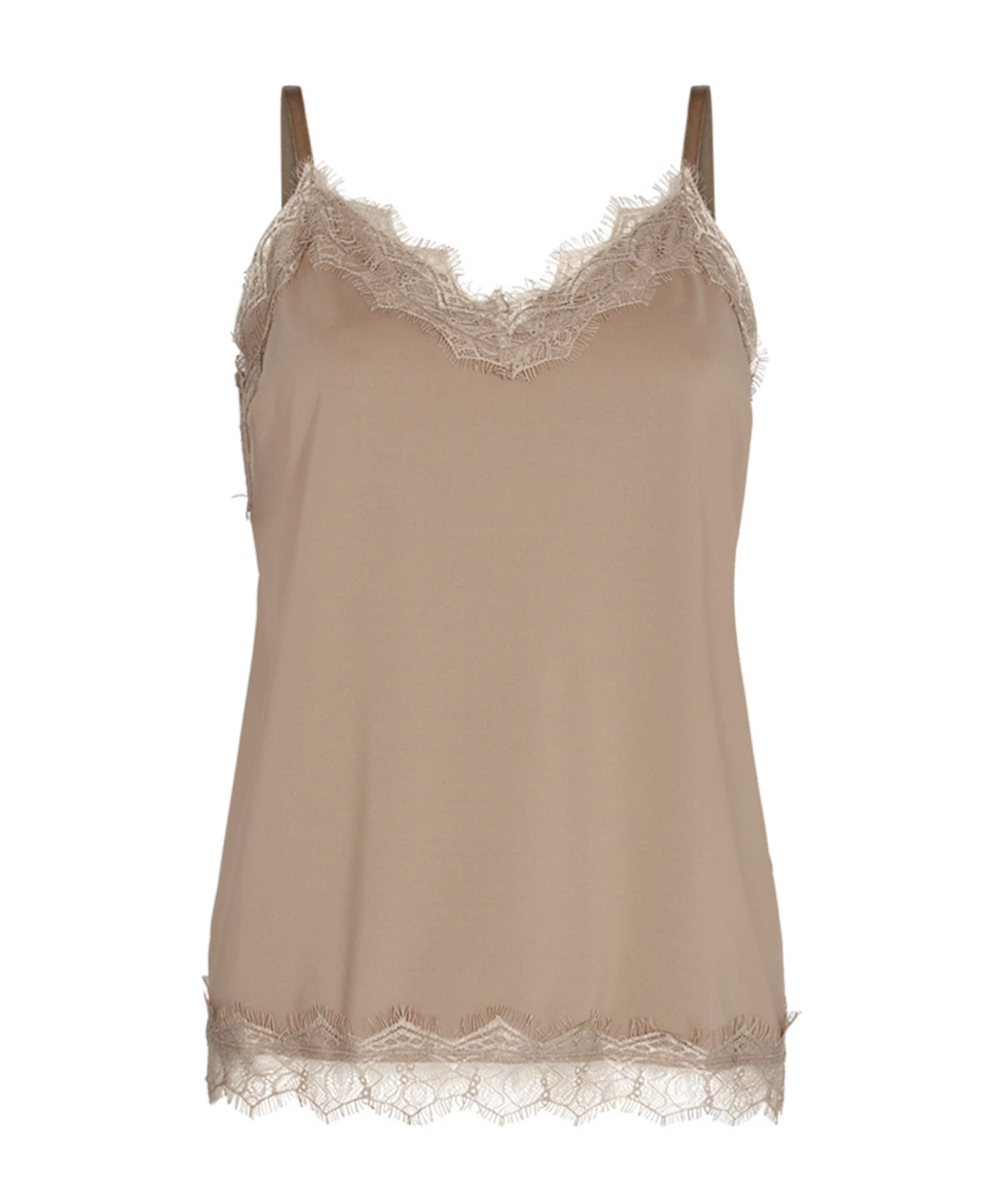 Dames top beige