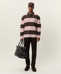 Heren polo bruin