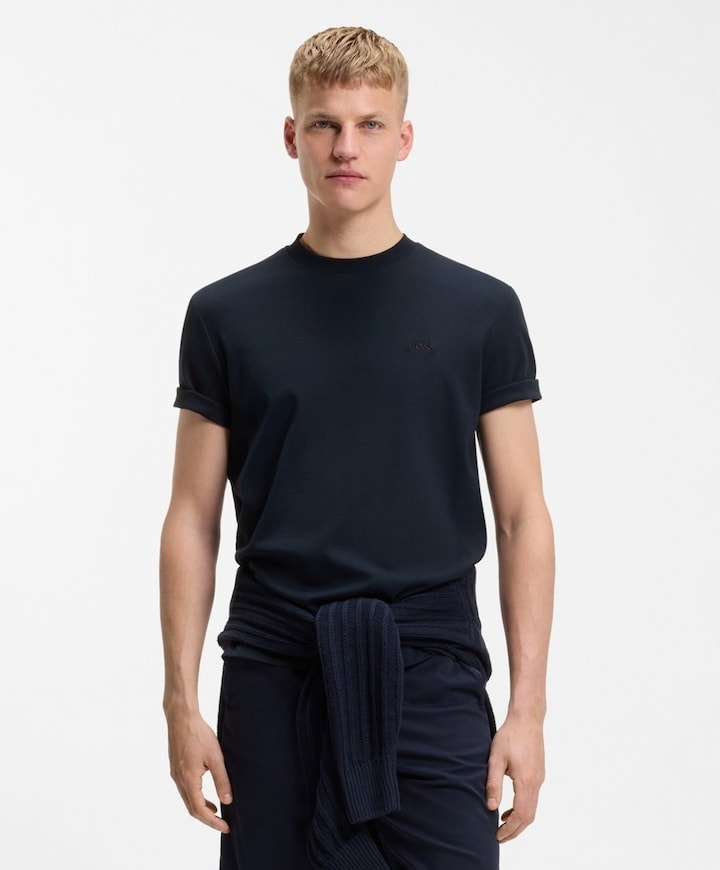 Heren T-shirt blauw