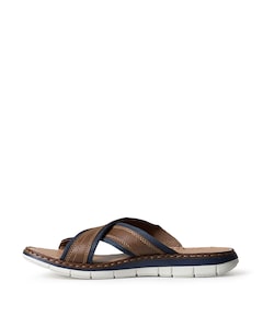 heren slippers bruin