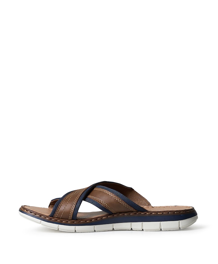 heren slippers bruin