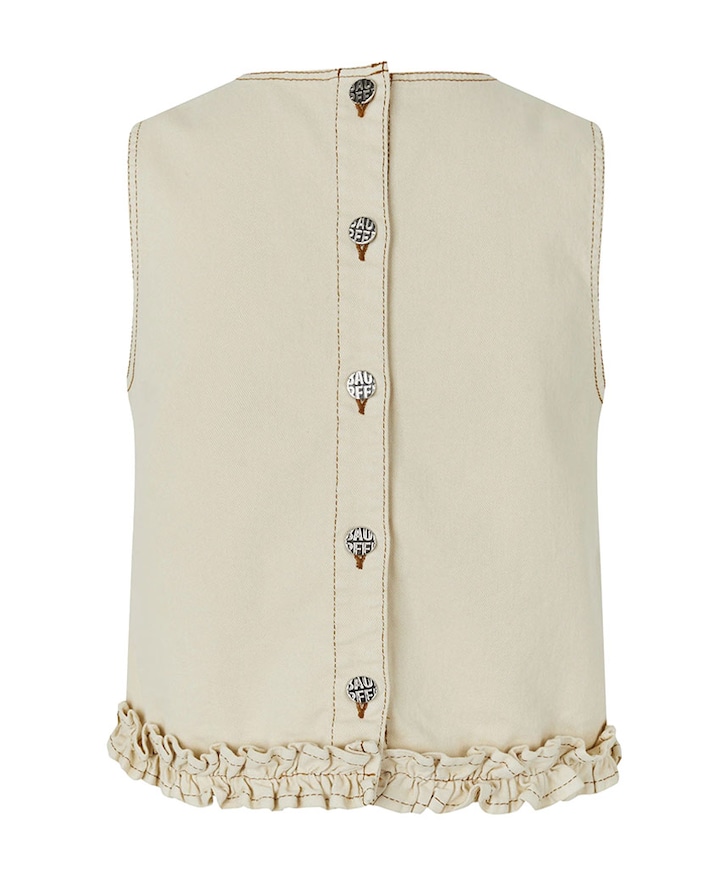 Dames top beige