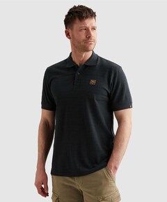 Heren polo blauw