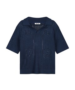 Heren polo blauw