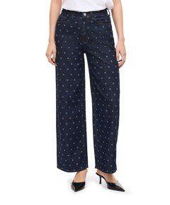 VIFREYA PAL HW DOT WIDE DBD dames jeans blauw