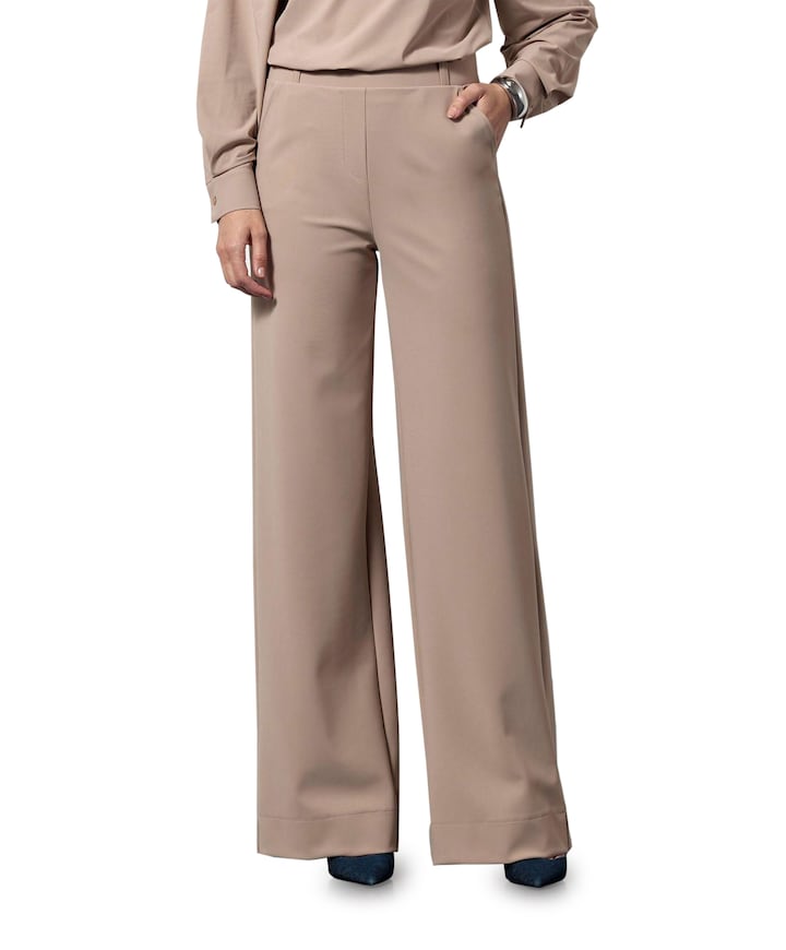 Lexie LONG bonded trousers dames broek beige