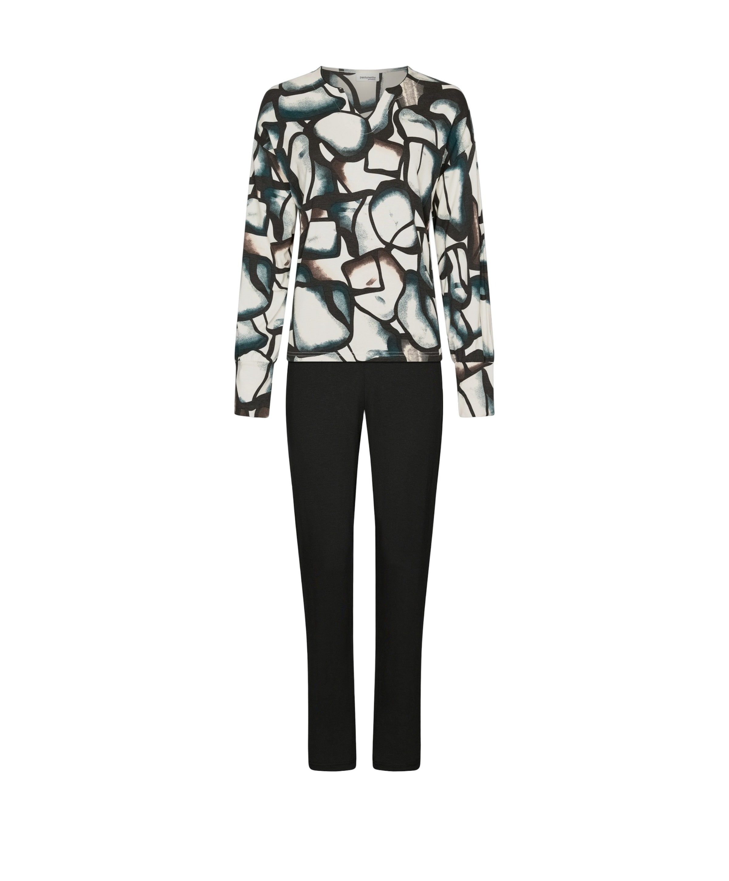 Dames pyjamaset zwart