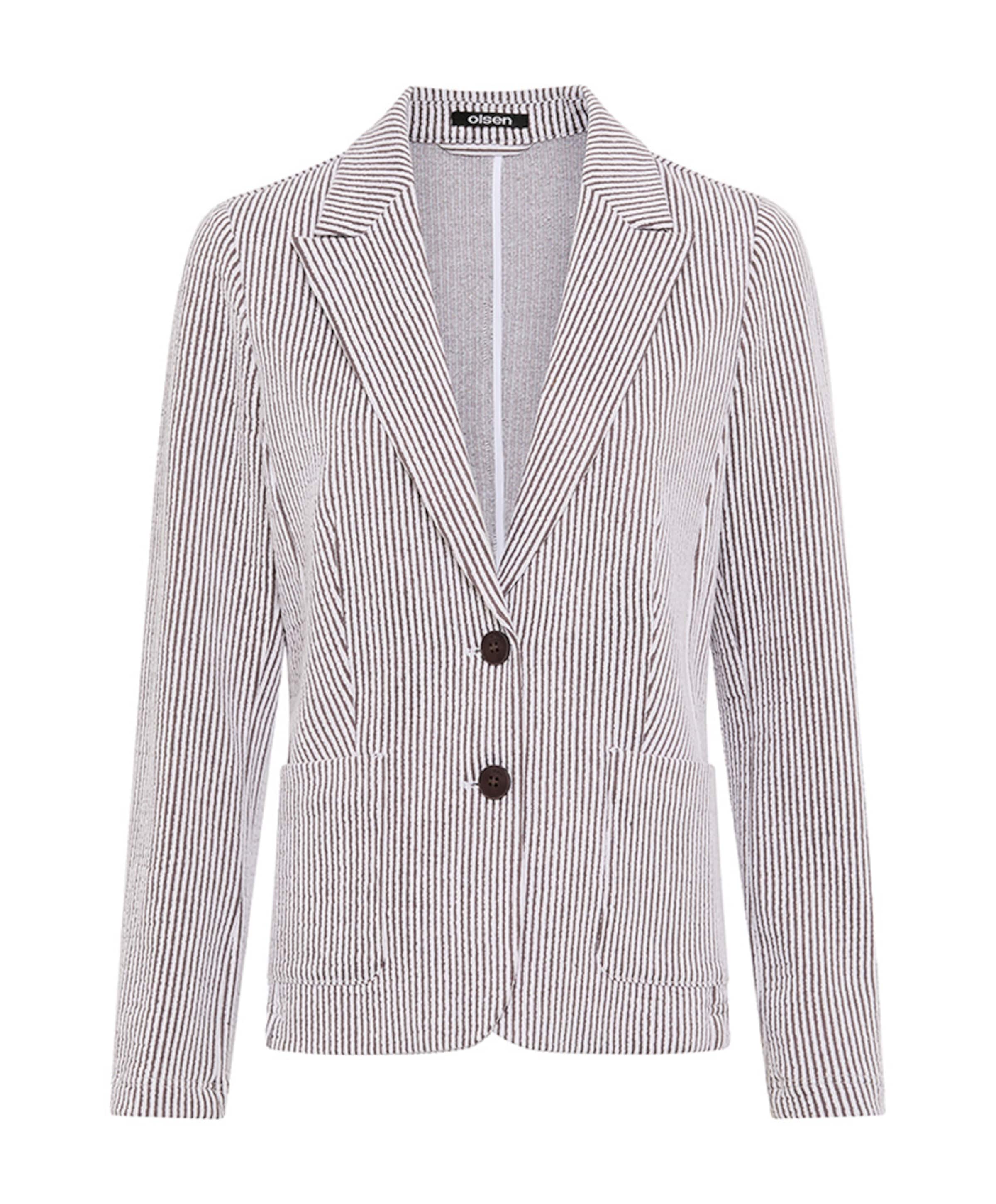 Dames blazer bruin