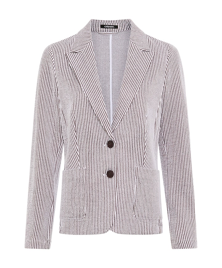 Dames blazer bruin