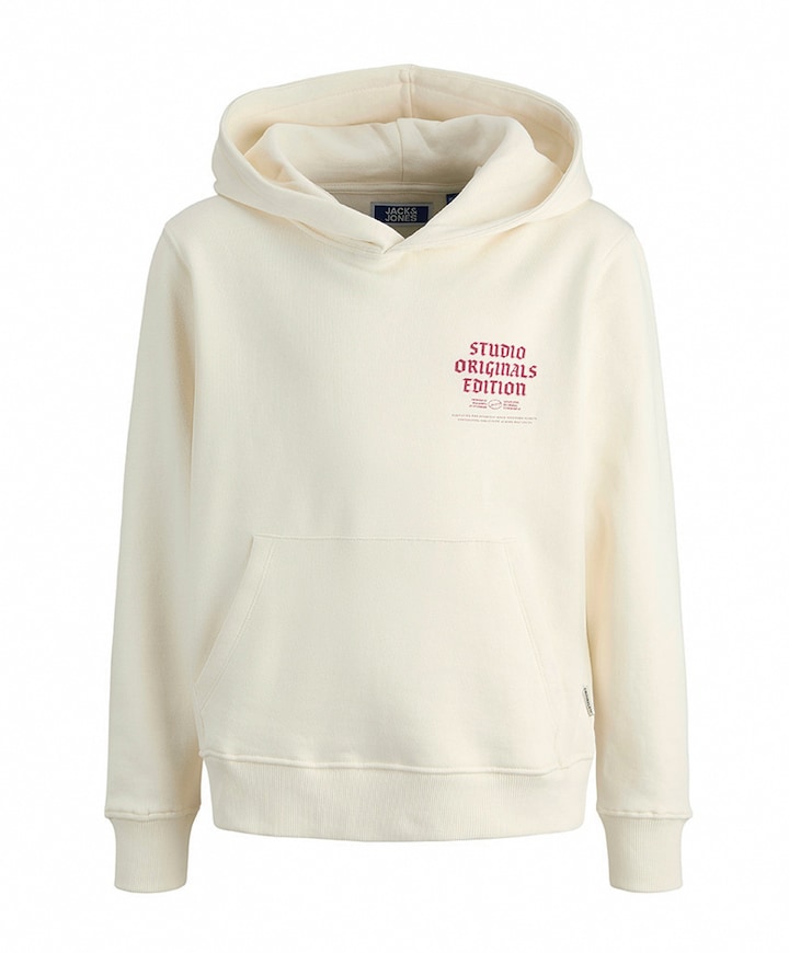 Jongens hoodie ecru