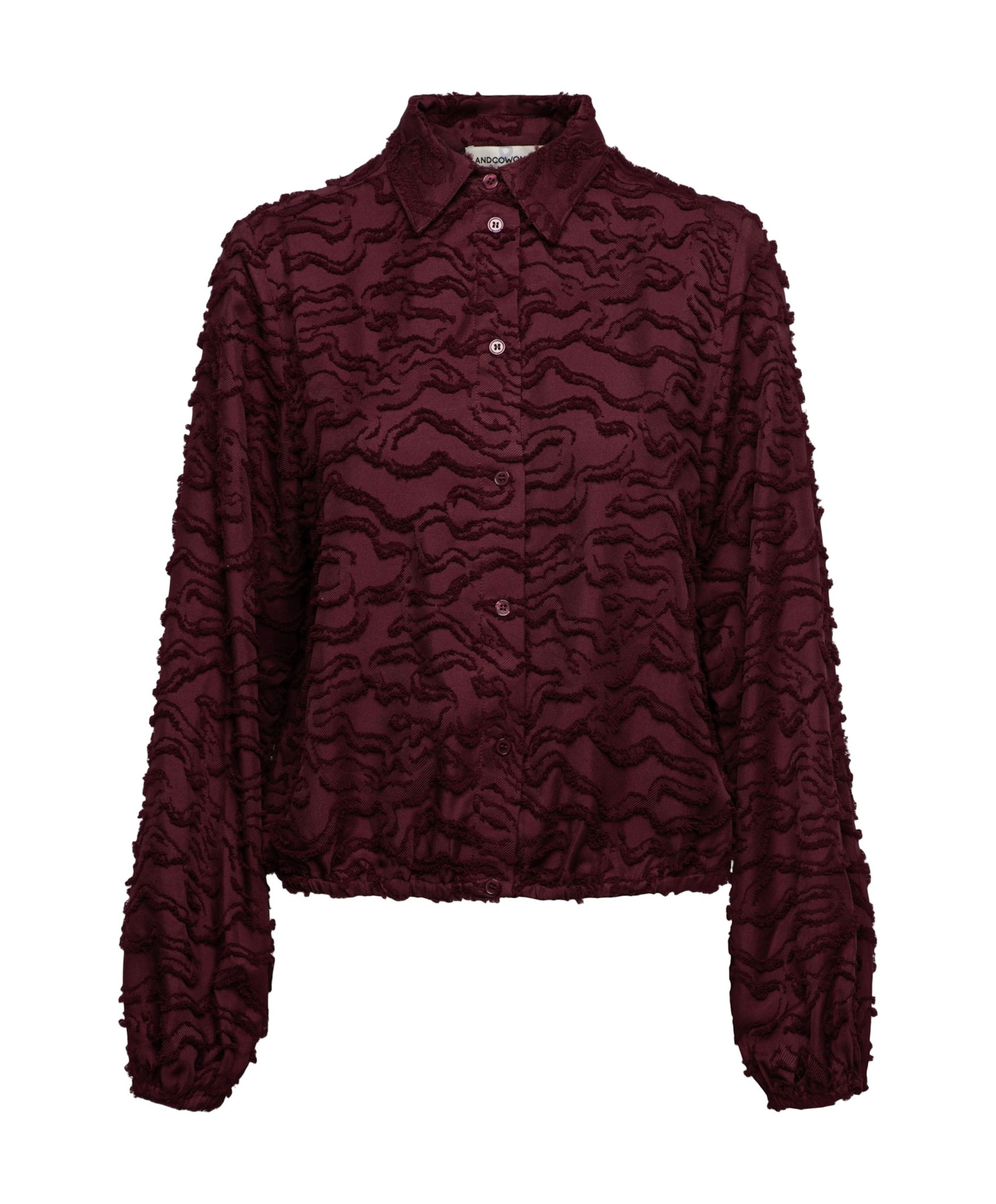 Dames blouse bordeaux