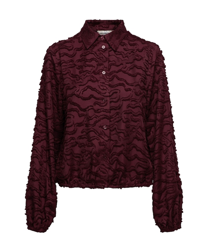 Dames blouse bordeaux