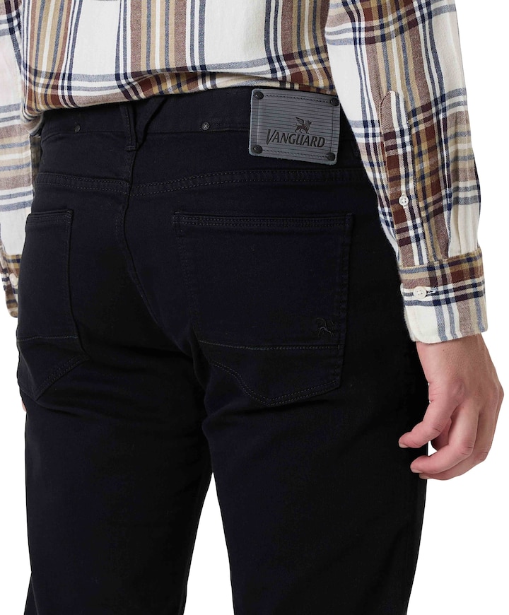 V7 RIDER INDIGO PURE WASH heren jeans zwart