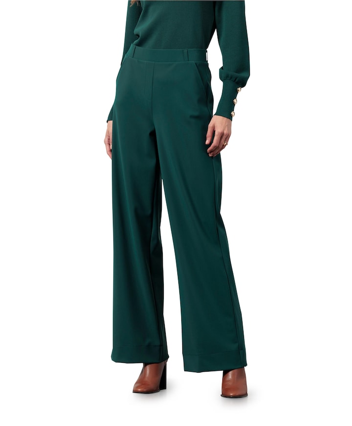 Lexie bonded broek groen