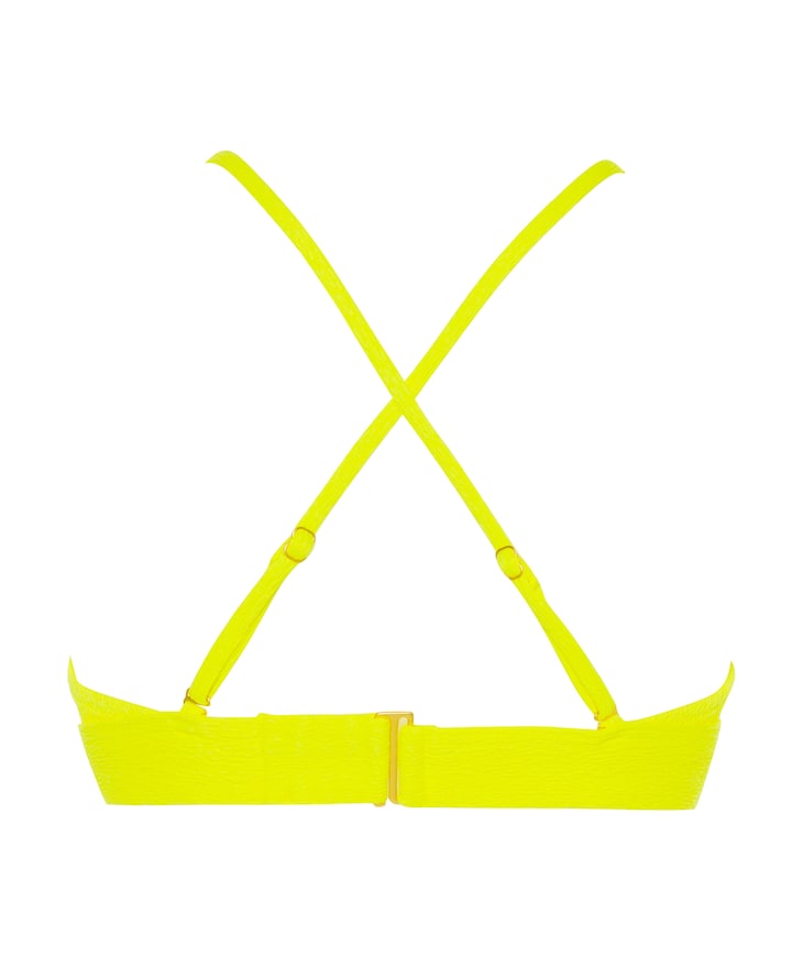 Dames bikinitop geel