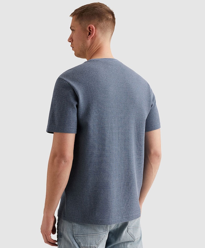 Heren T-shirt blauw
