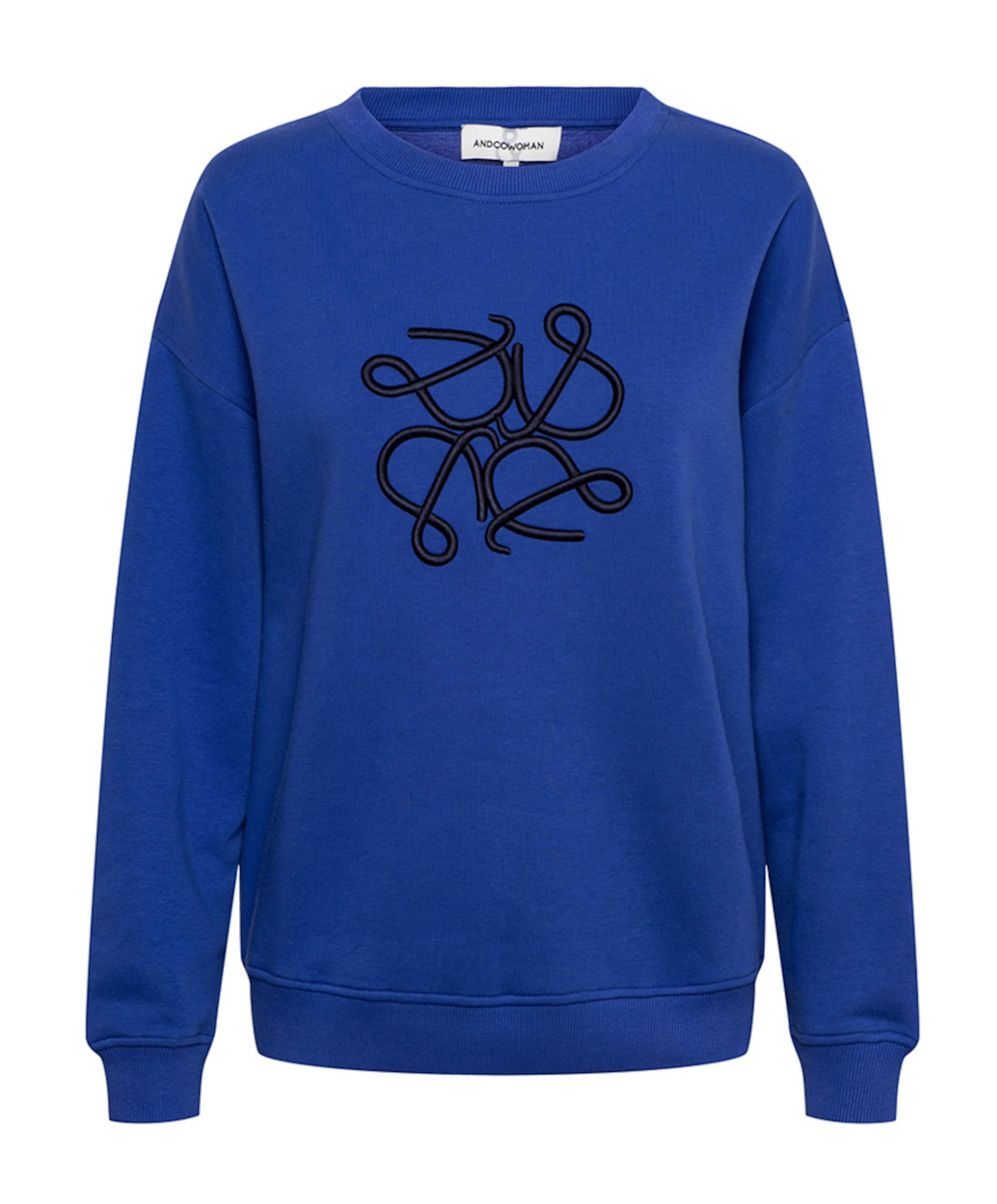 Dames sweater blauw