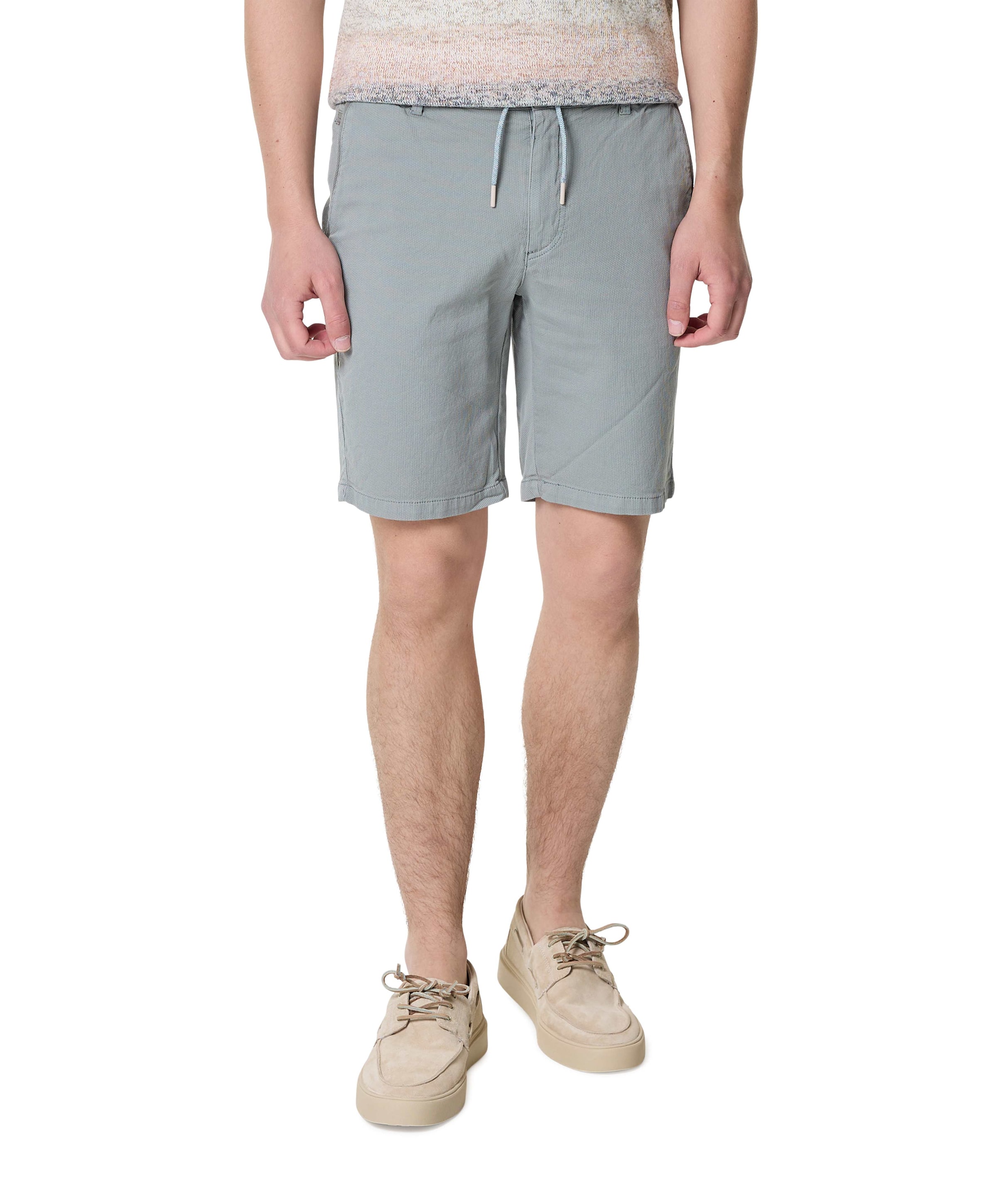 Ferdinand Structure Chino heren korte broek grijs