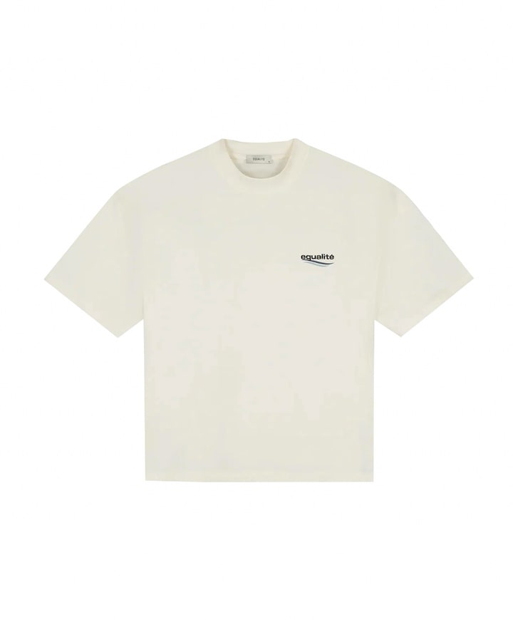 Uniseks T-shirt ecru
