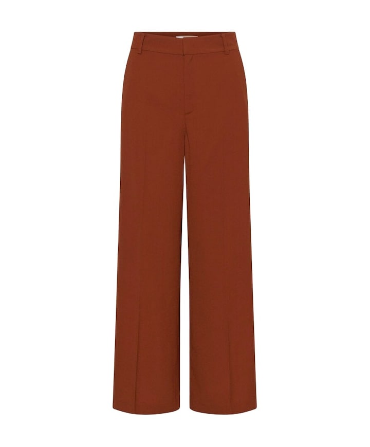 BriezIW Slit Pants dames broek bruin