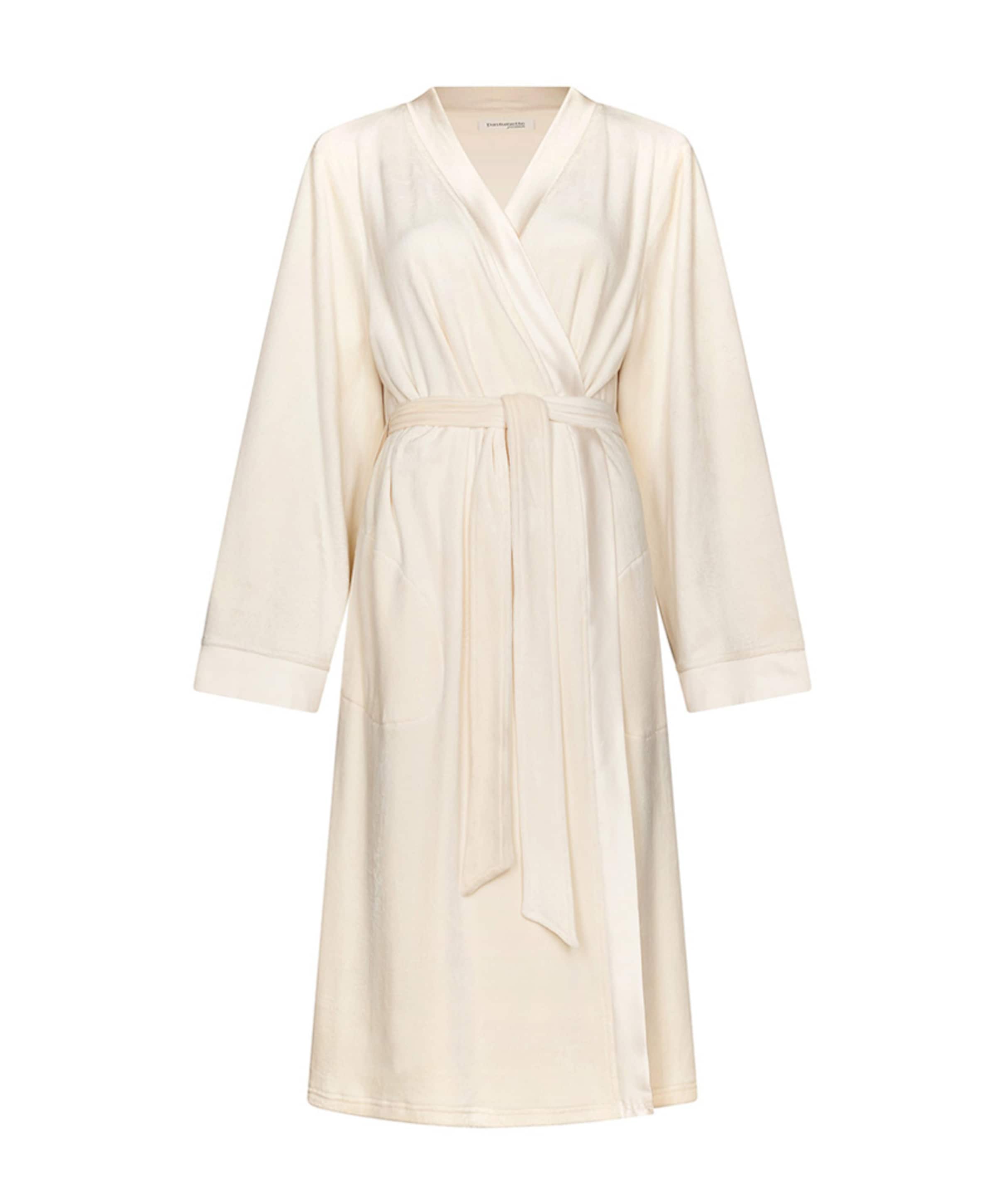 Dames ochtendjas beige