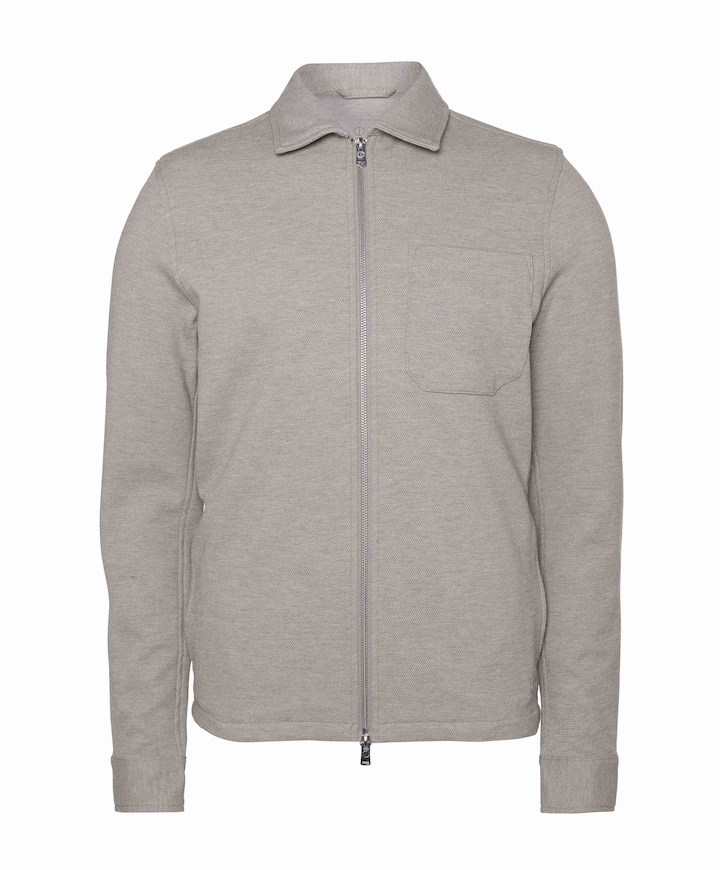 Heren overshirt beige