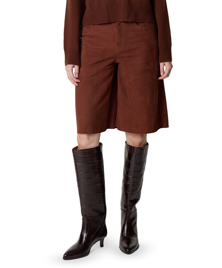 NONE dames bermuda bruin