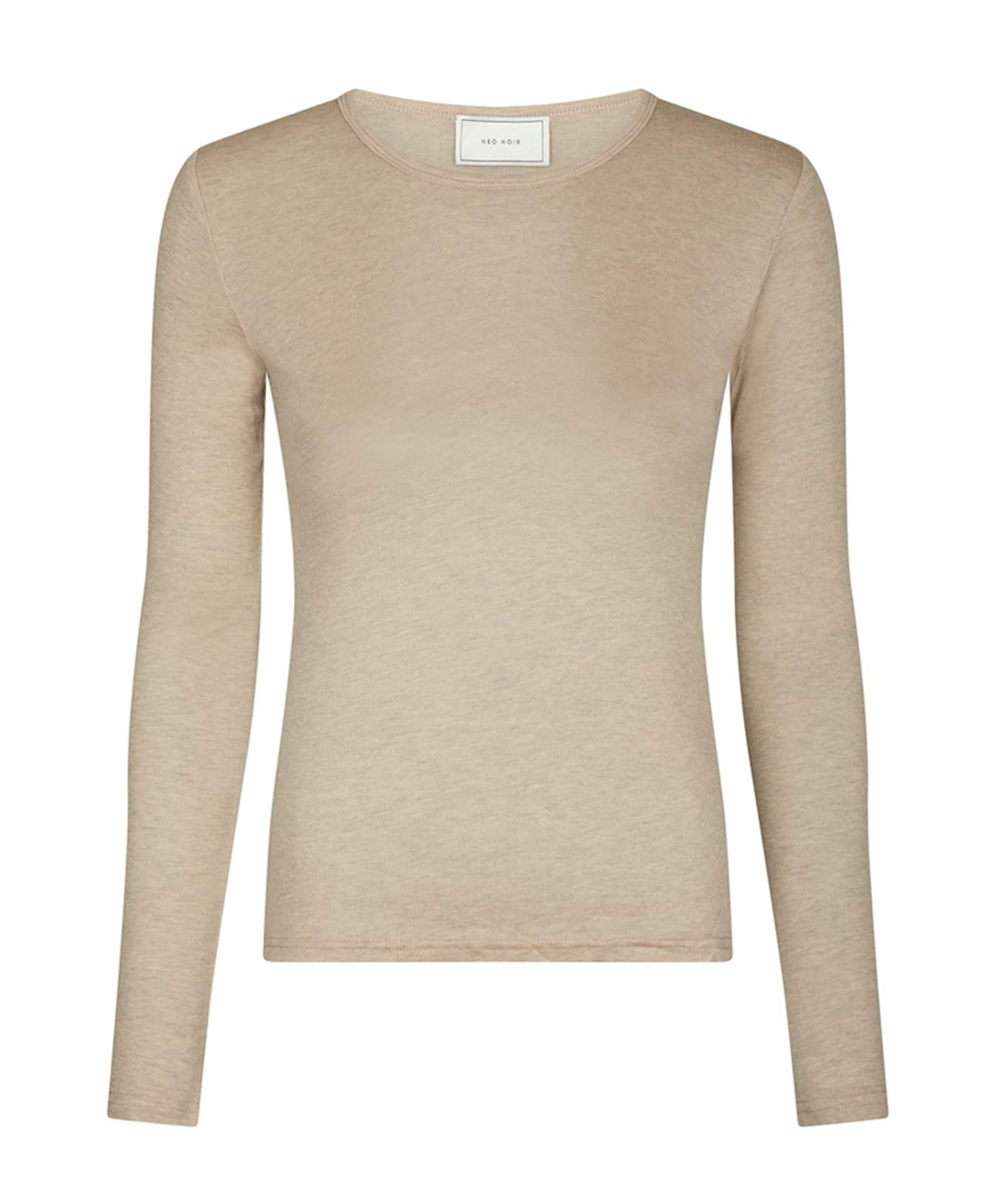 Dames longsleeve beige