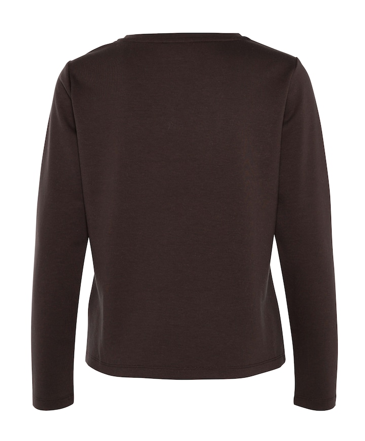 Dames longsleeve bruin