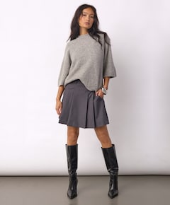 Dames rok grijs