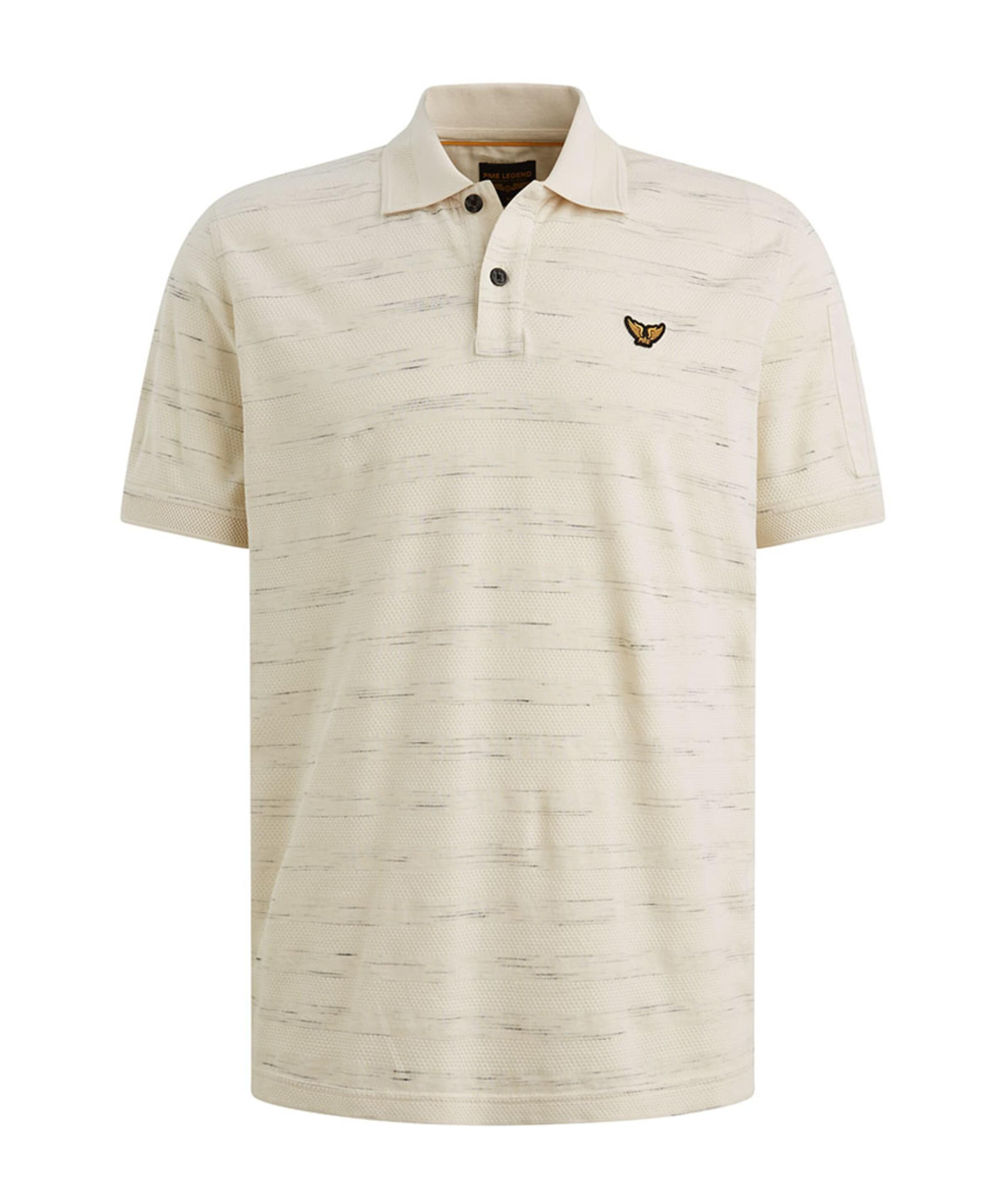 Heren polo ecru