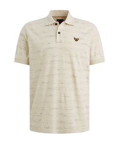 Heren polo ecru