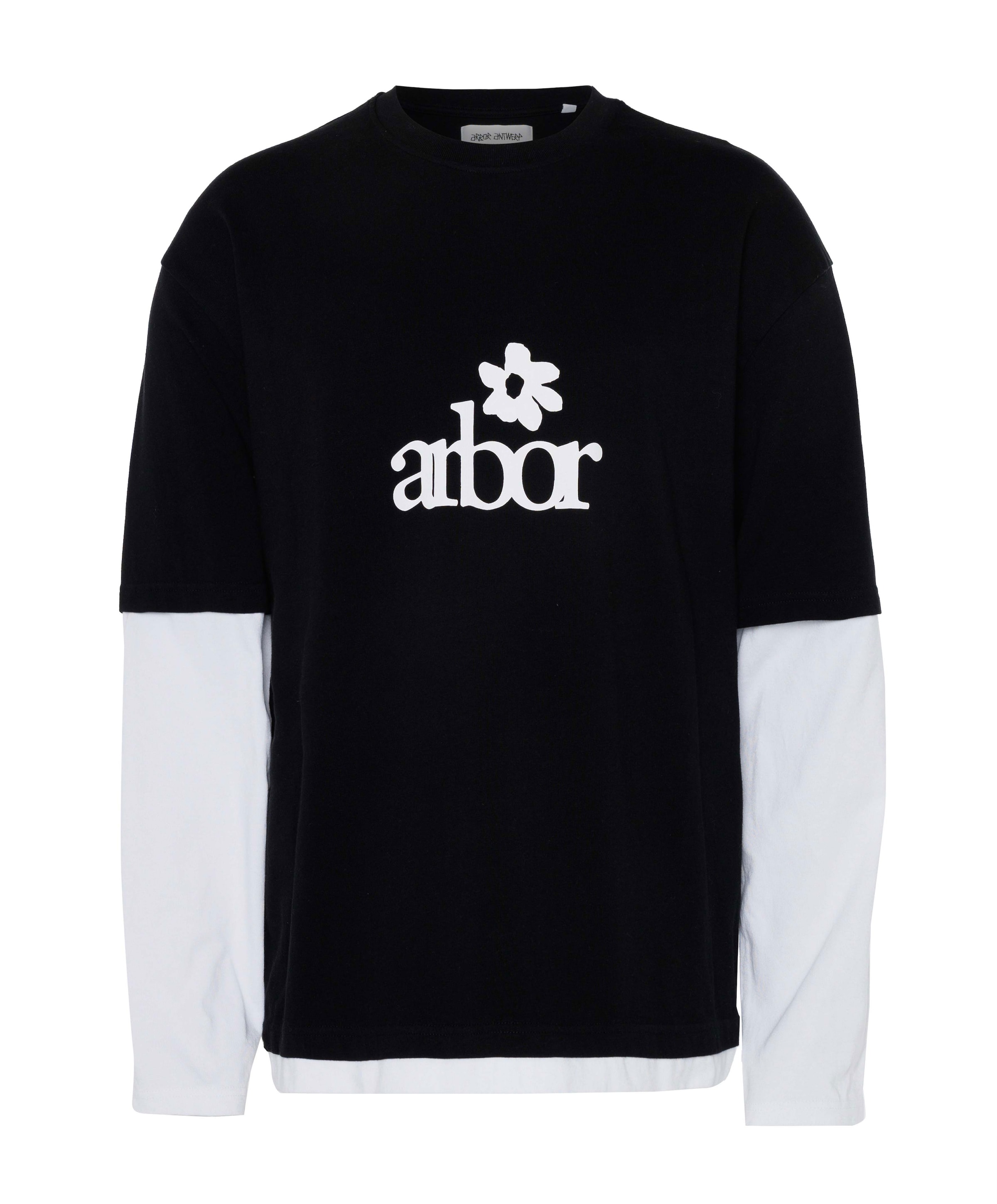 Heren longsleeve zwart