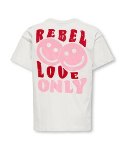 Meisjes t-shirt ecru